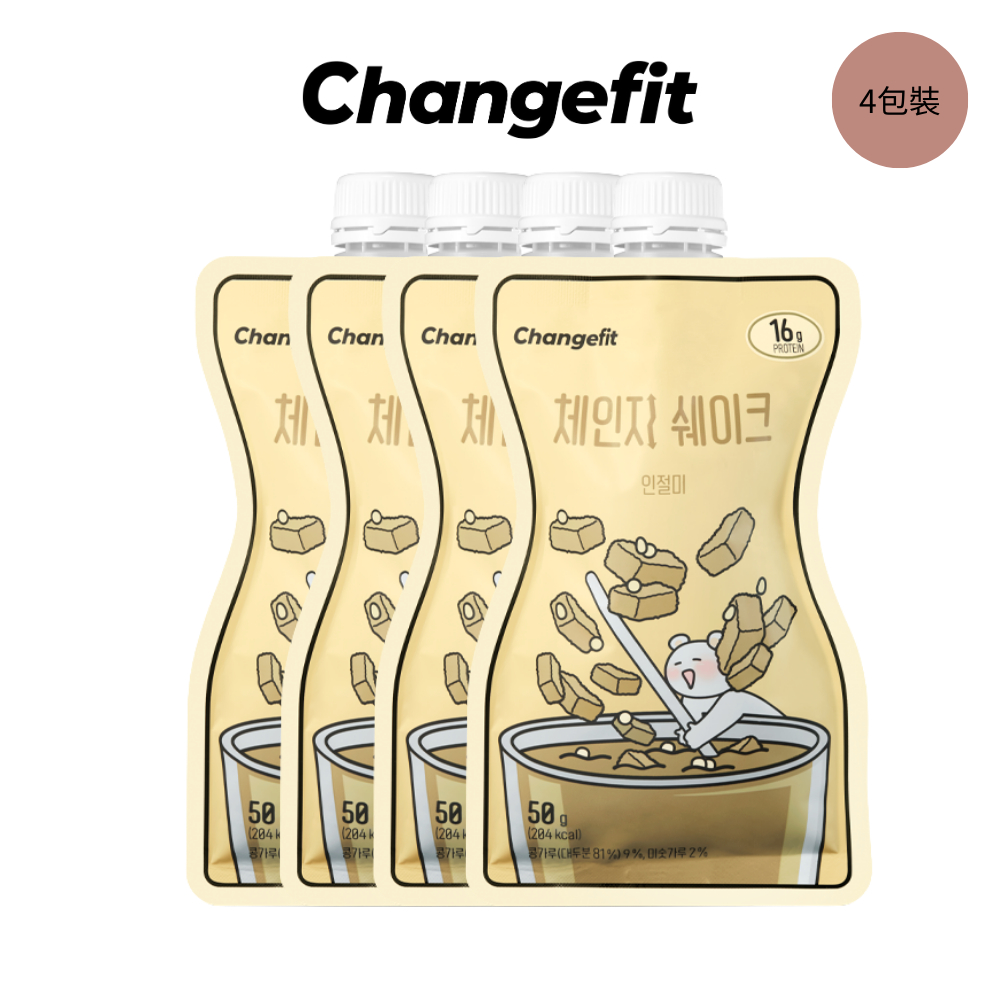 [changefit] changefit奶昔 50g 韓國年糕50g 4包組合裝