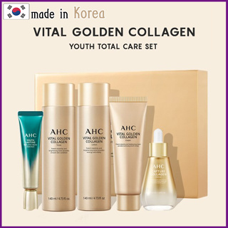 Ahc Vital Golden Collagen Youth Total Care 禮品套裝帶購物袋韓國製造