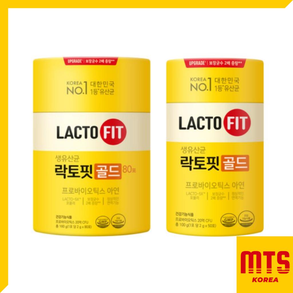 韓國 LACTO-FIT Gold 鍾根堂 益生菌 5x 2000mg 腸道健康乳酸菌(黃金益生菌粉