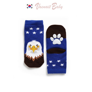 [Vaenait Baby 韓國] 防滑底0-8歲 嬰兒襪子 寶寶襪子 男童襪子 女童襪子 動物襪 中筒襪 小鷹