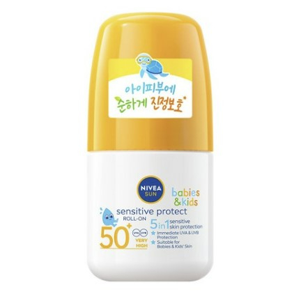 Nivea sun Kids sensitive protect Roll-On,兒童敏感保護和玩耍防曬乳液,SPF50