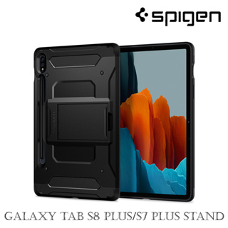 [SPIGEN] Galaxy Tab S8 Plus/S7 Plus 支架 S 筆收納盒 Tough Armor Pr