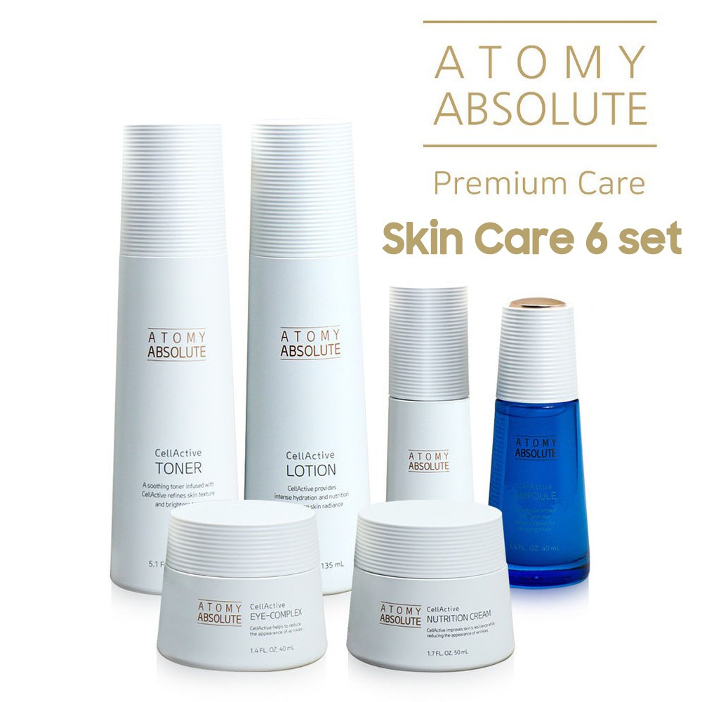 艾多美 [ATOMY] Absolute Skin Care 6 件套抗衰老 / 韓國製造 / 最便宜的價格
