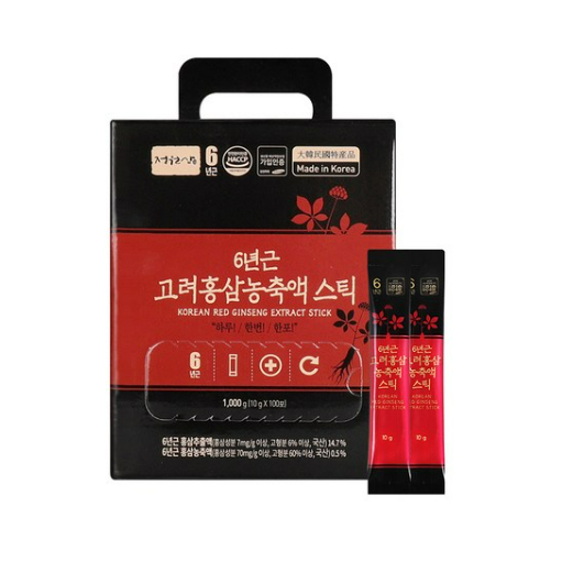 免運 現貨韓國正元蔘6年根高麗紅蔘濃縮液10gx100包 現貨