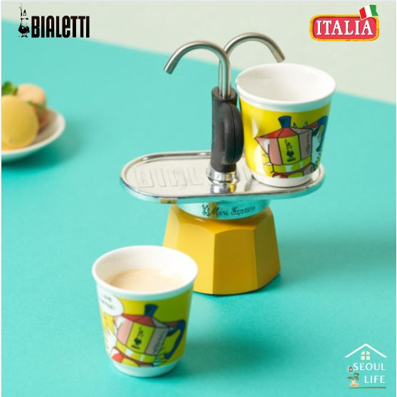 [SeoulLife]*Bialetti* Mini Express Set Roy Lichtenstein,2 個帶