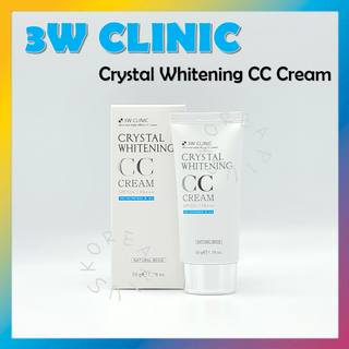 【3W Clinic】水晶美白cc霜spf50+ PA+++ 50g 自然米色