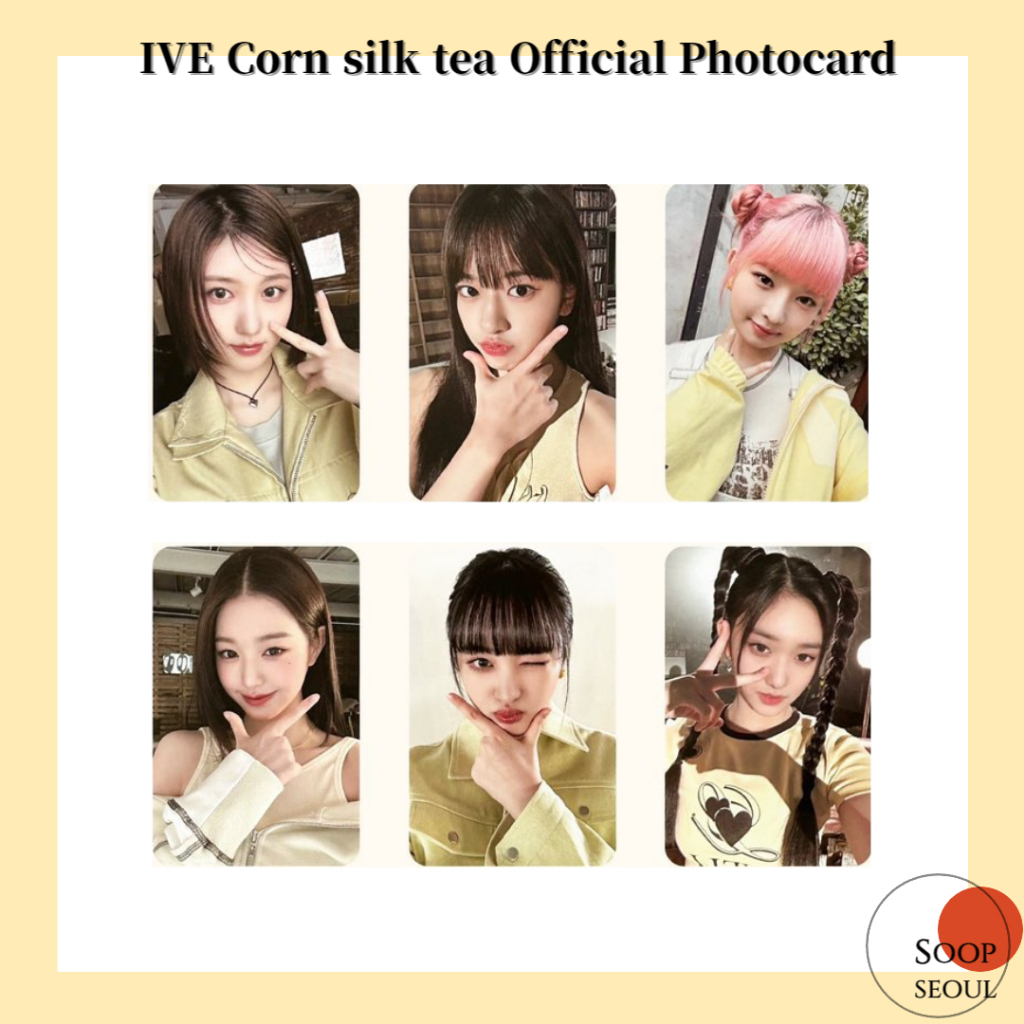 Ive 玉米絲茶官方 1st 2nd Photocard / 1set 已過 6ea liz rei wonyoung