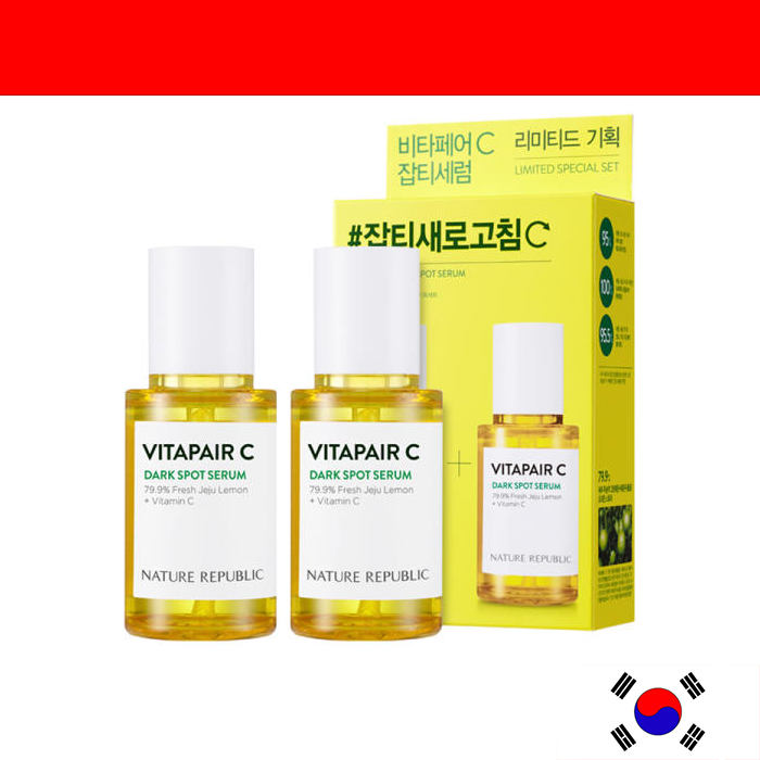 [nature republic] serum vitapair C黑斑精華液限量套裝血清