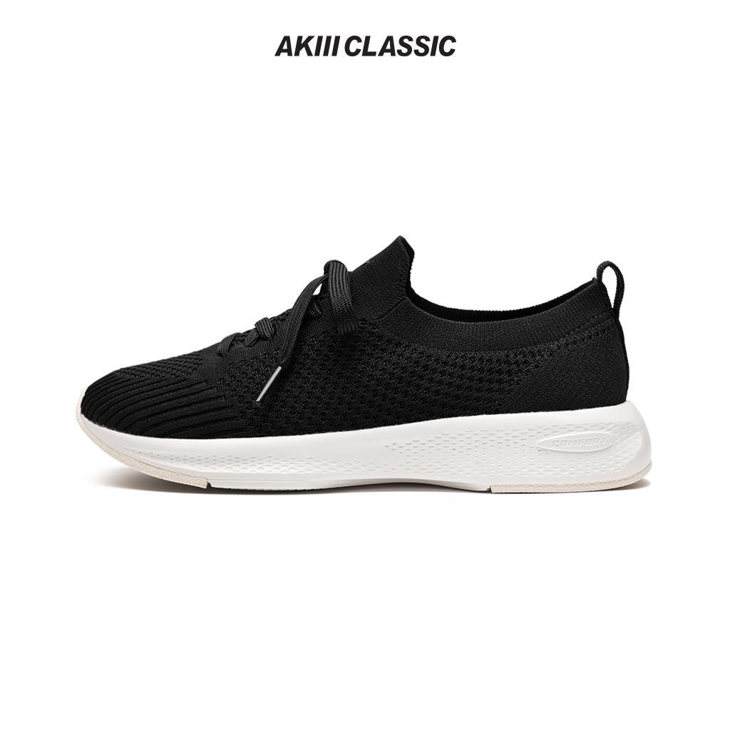 【AKIII CLASSIC】Free Walk 輕量運動鞋_Black White