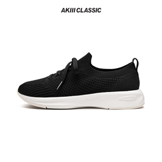 【AKIII CLASSIC】Free Walk 輕量運動鞋_Black White