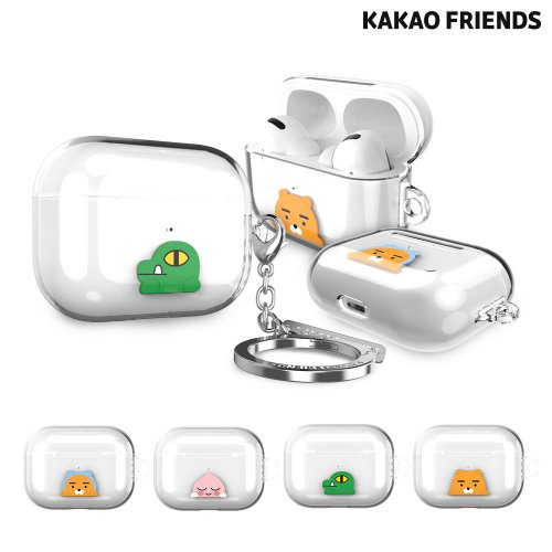 Kakao Friends AirPod Pro 透明按鍵硬殼
