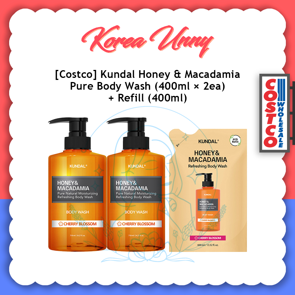 [Costco] Kundal 蜂蜜澳洲堅果純沐浴露 + 補充裝