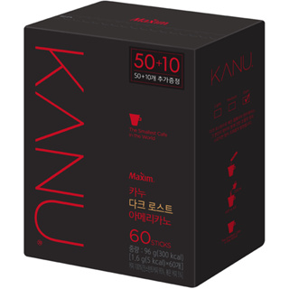 Maxim KANU 黑烤美式咖啡 60 支咖啡混合韓國