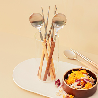 Househome _LUDE 緞面餐具套裝(勺子和筷子:1套)