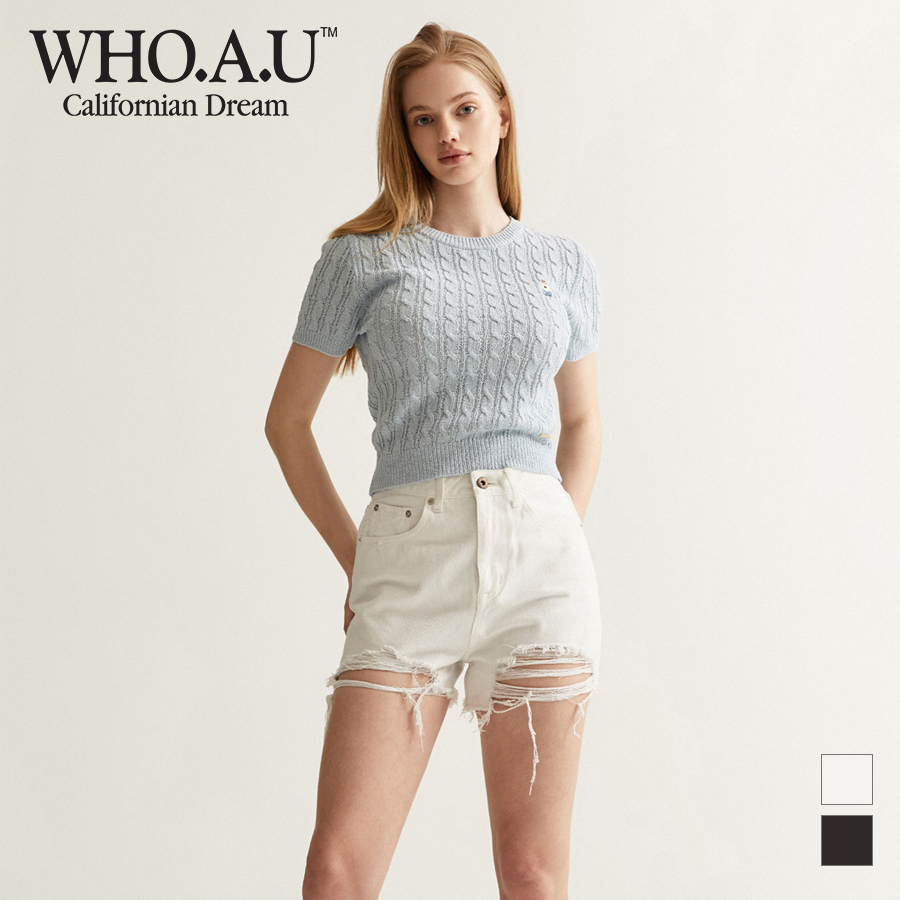 [WHO.A.U] 夏季 3分牛仔短褲s (2) | WHTJD2622F