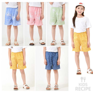 2~12y 韓國製造兒童時尚童裝夏季純棉花朵半褲