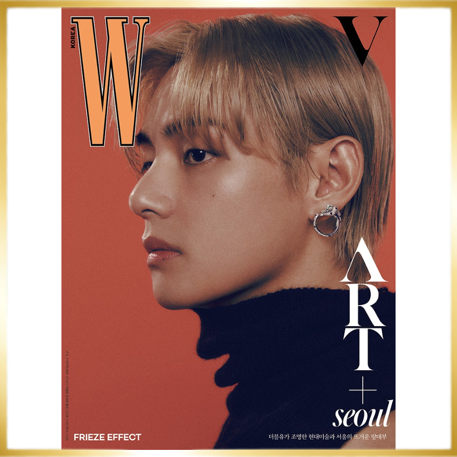 W KOREA 9月號 2023 BTS V,韓國雜誌