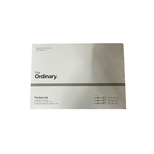 [The Ordinary] The Daily Set (角鯊烷潔面乳 50ml, 玻尿酸 2% + B5 30ml,