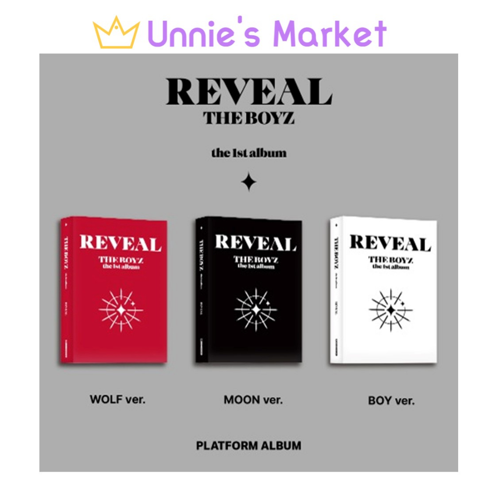 THE BOYZ - REVEAL Platform Ver. (WOLF ver. / MOON ver. / BOY