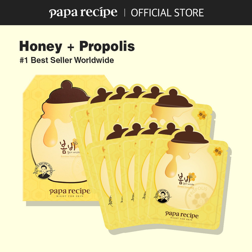 papa recipe Bombee 蜂蜜面膜 (25g * 10sheets)