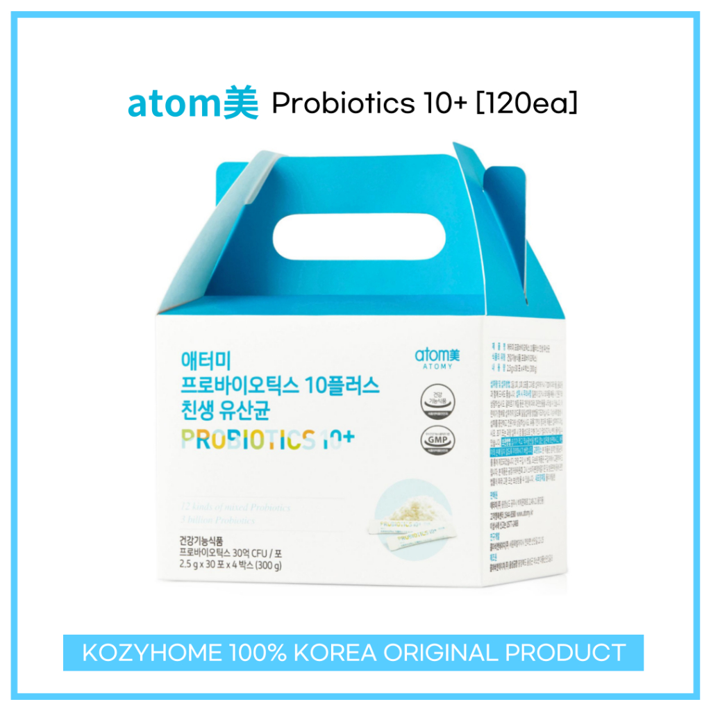 Atomy 艾多美 益生菌 艾多美益生菌 Probiotics10+ (2.5g x120包 / 4小盒)面膜 贈品
