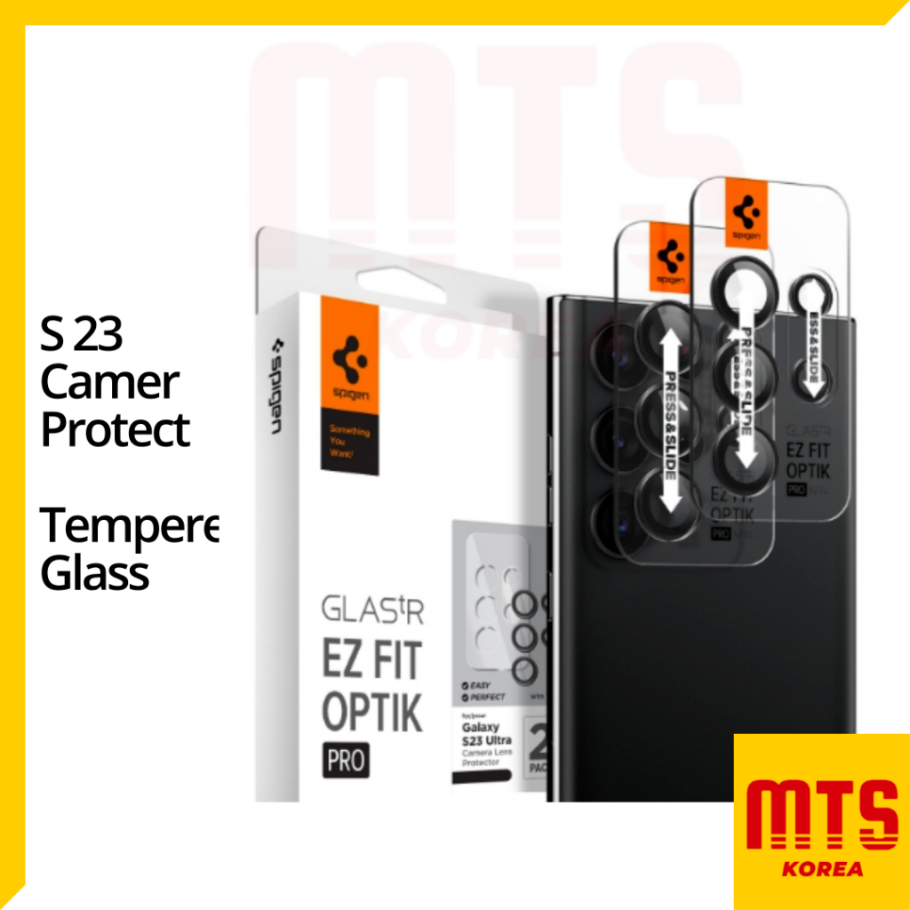 Spigen Galaxy S23 Ultra 相機鏡頭保護膜鋼化玻璃 tR Optic Pro