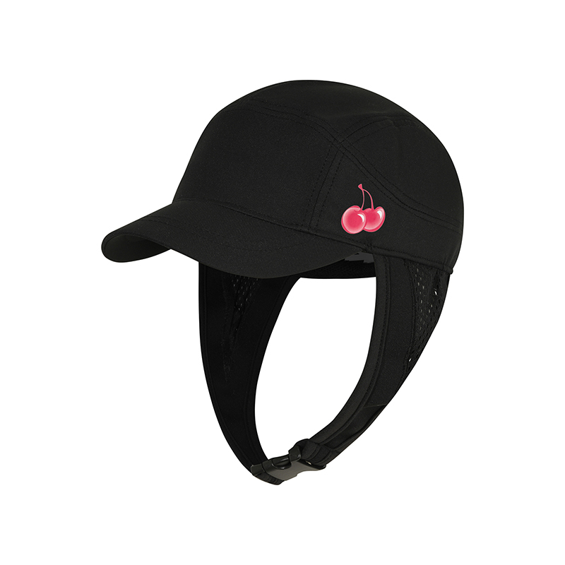 [KIRSH] 小櫻桃色衝浪帽(黑色)