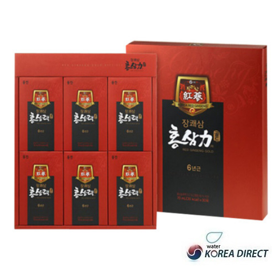 韓國 Woongjin 6 年根紅蔘濃縮液gold 70mlx30 包
