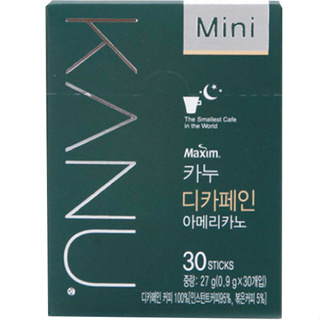 Maxim KANU 迷你無咖啡因美式咖啡 30 支咖啡混合韓國