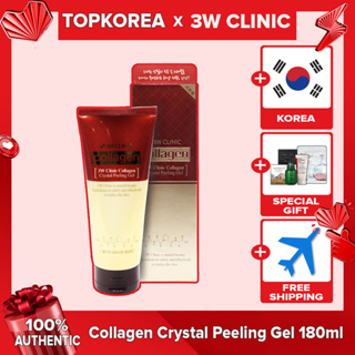 3W CLINIC Collagen Crystal Peeling Gel 180ml ★3w診所★ 膠原蛋白水晶去角