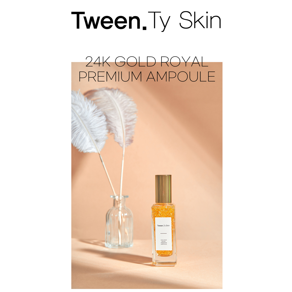 [Tween.Ty Skin] 24K 金 Royal Premium Ampoule 80ml/ 美白抗皺雙重功能化妝