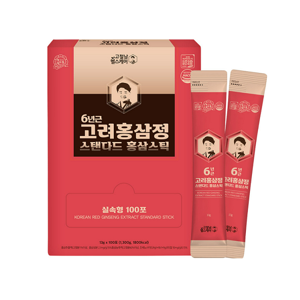韓國 6年根 高麗紅蔘濃縮液13gx100包