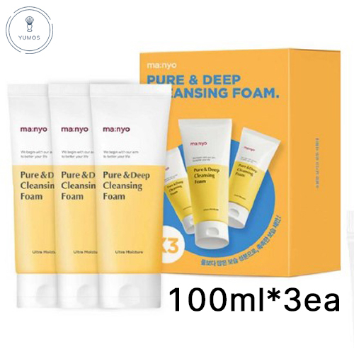 Manyo Pure&amp;Deep Cleanng Form 特別套裝 100ml*3ea