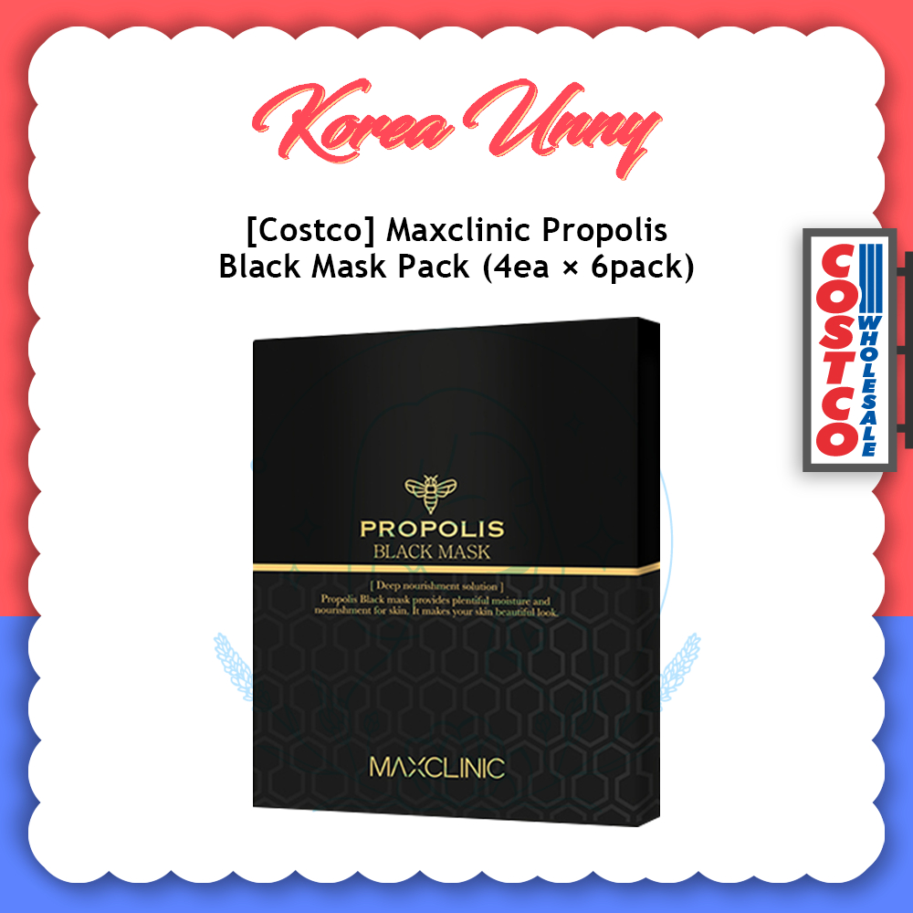 [Costco] Maxclinic 蜂膠黑色面膜 4ea X 6pack
