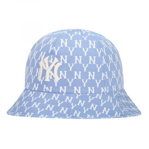 Mlb Pastel Monogram 圓頂帽 NY(天藍色)帽