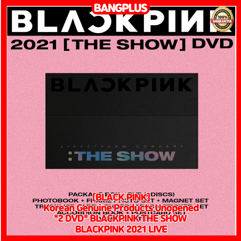 [黑粉色] *2 Dvd* BLACKPINK THE SHOW BLACKPINK 2021 LIVE