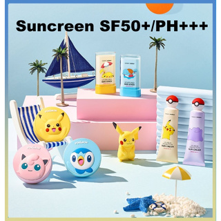 [口袋妖怪兒童 Suncare] Pokemon SF 50+/PA+++ 礦物防曬氣墊/防曬霜/Sun Stikc