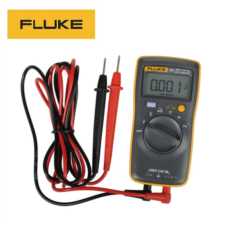 Fluke 101 數字萬用表袖珍測試儀套件便攜式萬用表