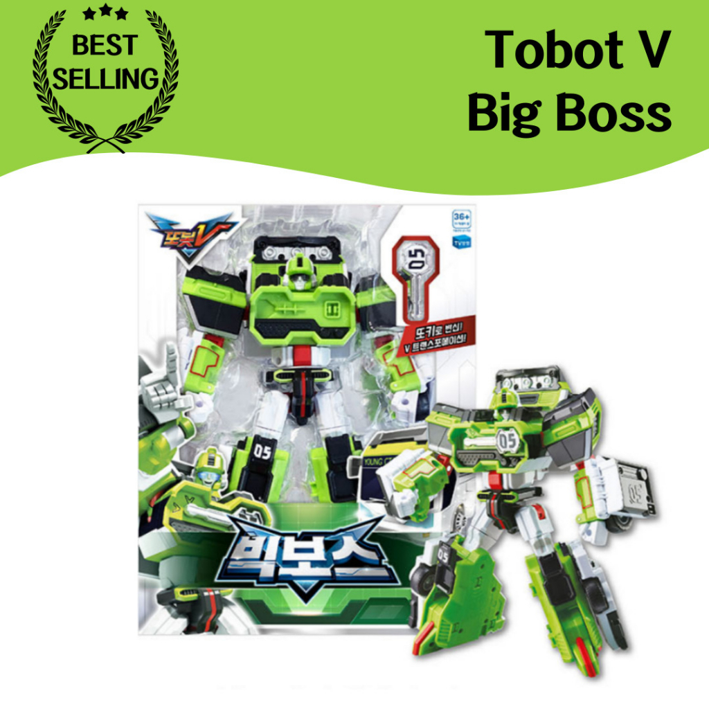 Tobot V 大老闆變形巴士機器人玩具 | 非常適合喜歡可動人偶和變形玩具史詩冒險、兒童、可動人偶、變形玩具、樂趣的兒