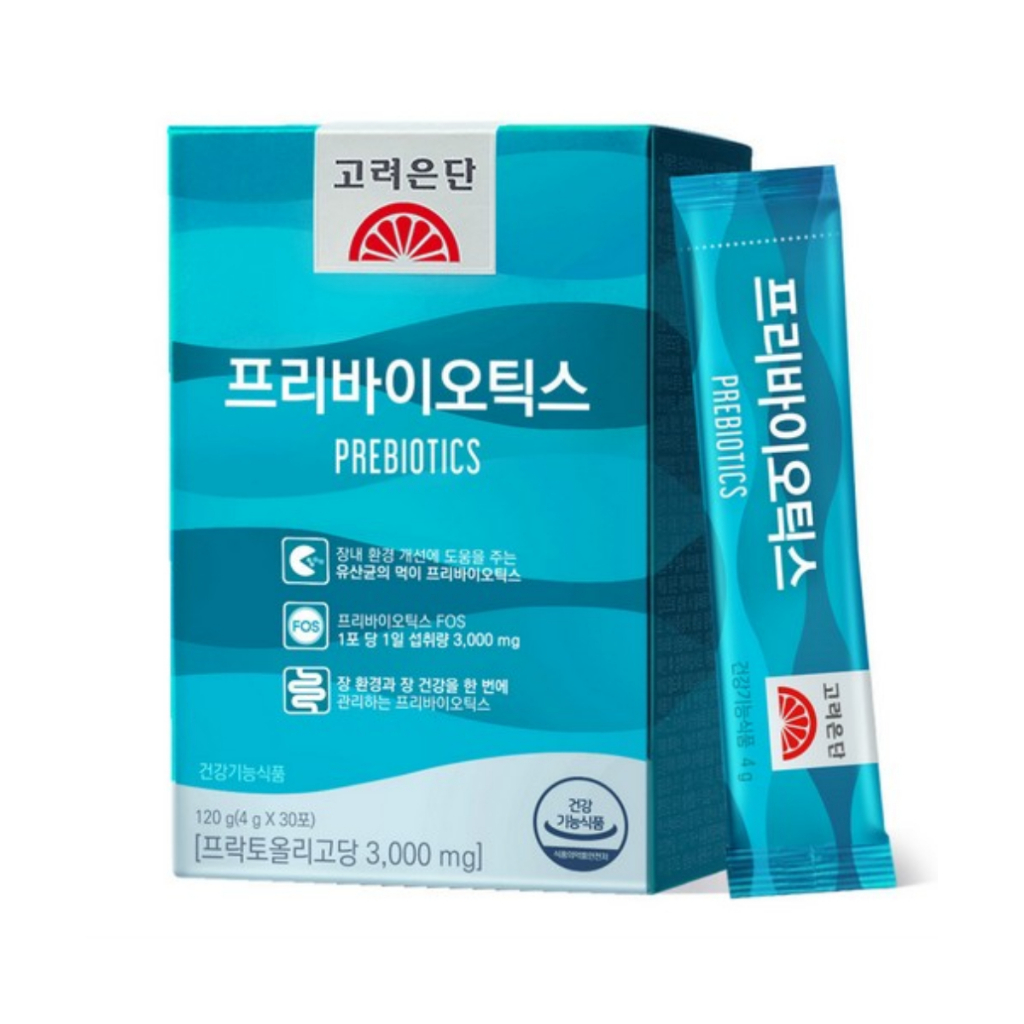 韓國銀丹益生元乳酸菌食品低聚果糖FOS 4g*30包/盒/來自韓國首爾