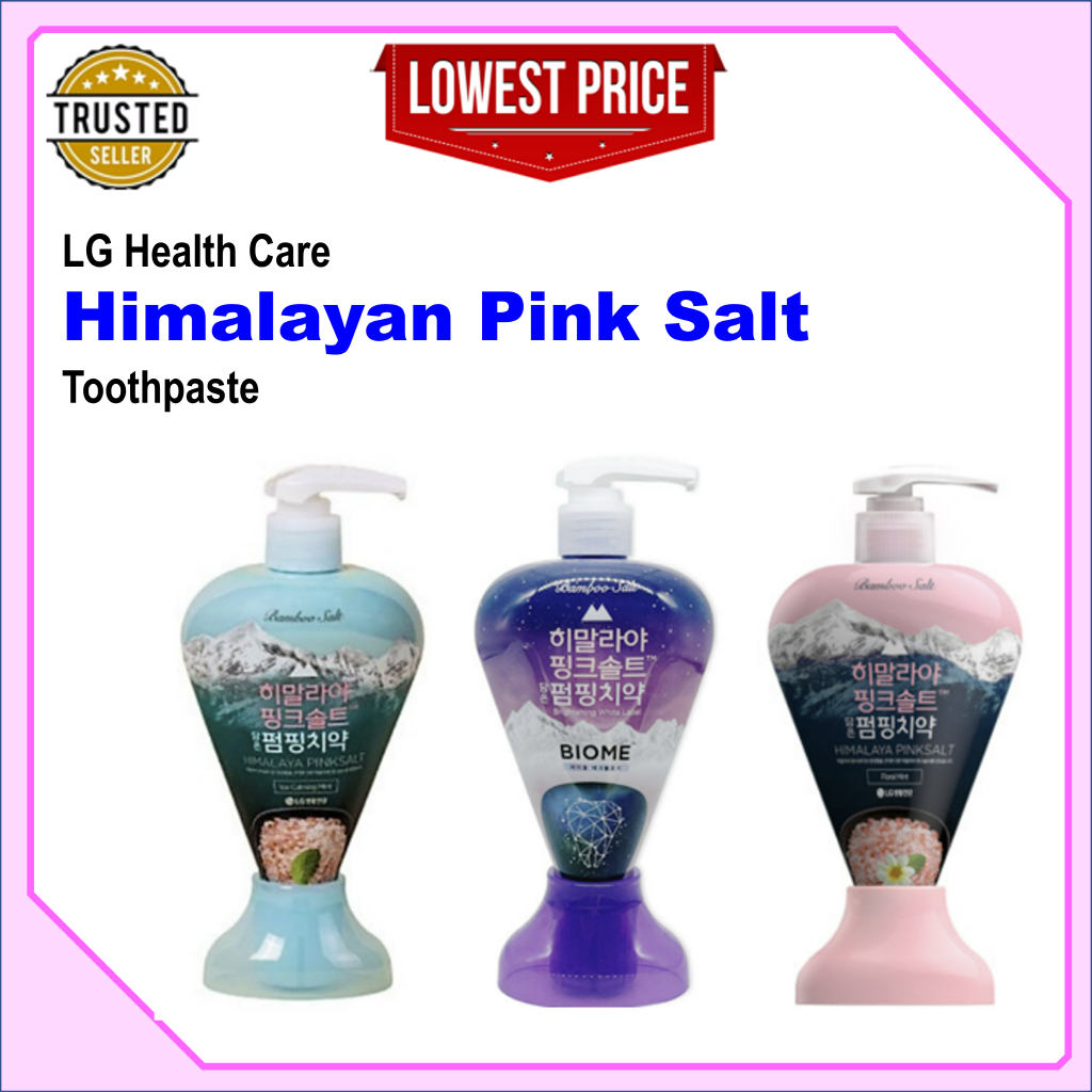 【LG Healthcare】喜馬拉雅粉紅鹽抽牙膏285g/美白/韓國發貨