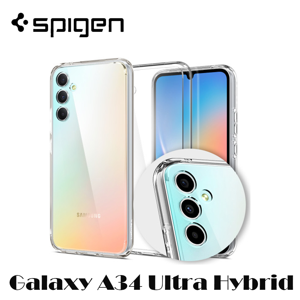 [SPIGEN] Galaxy A34 手機殼透明硬質超混合