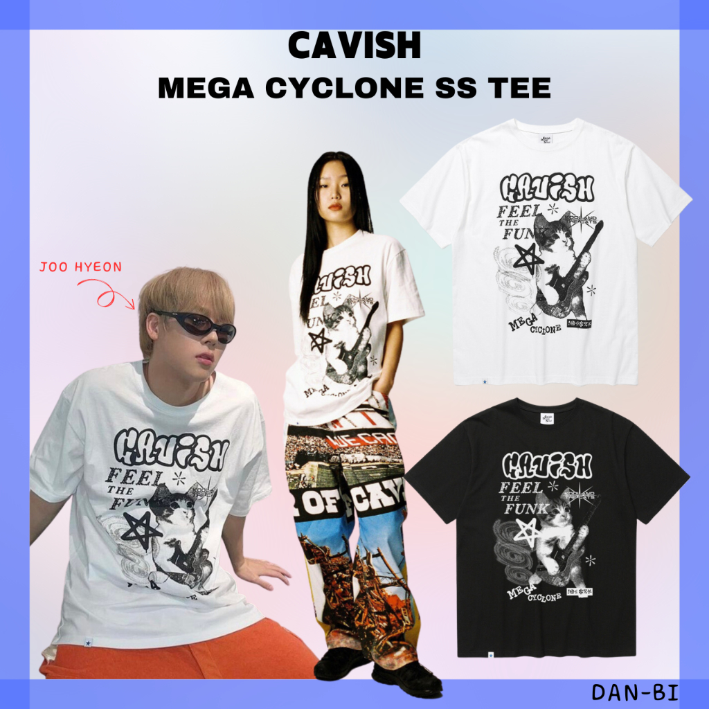[MONSTER X JOO HYEON PICK] [CAVISH] MEGA CYCLONE SS T 恤 / 2C
