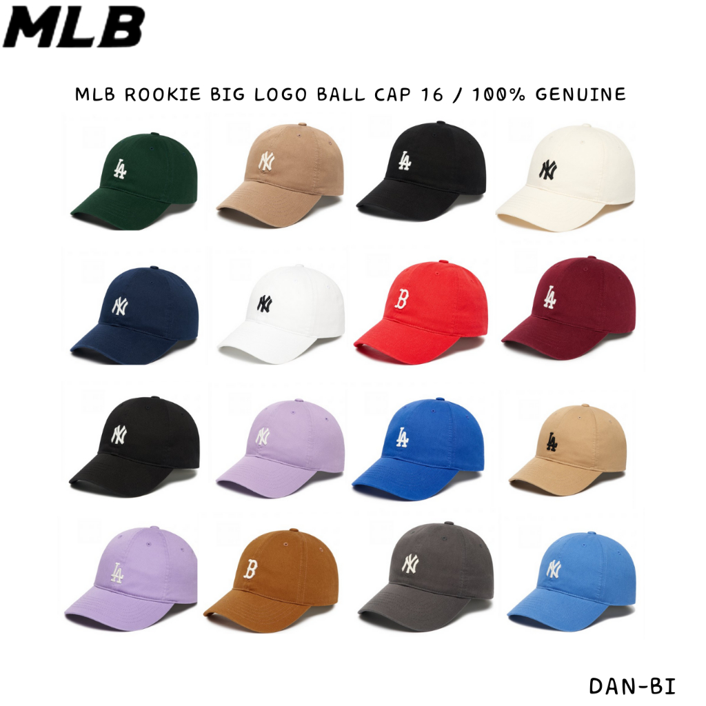 [MLB] Rookie 無結構小 LOGO 中性球帽 16 色 /[APRIL- NAKYONG] 韓式 100% 正
