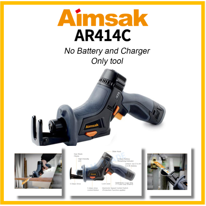 Aimsak AR414C 韓國無繩往復鋸充電切割鋰離子 14.4V(無充電器,無電池)