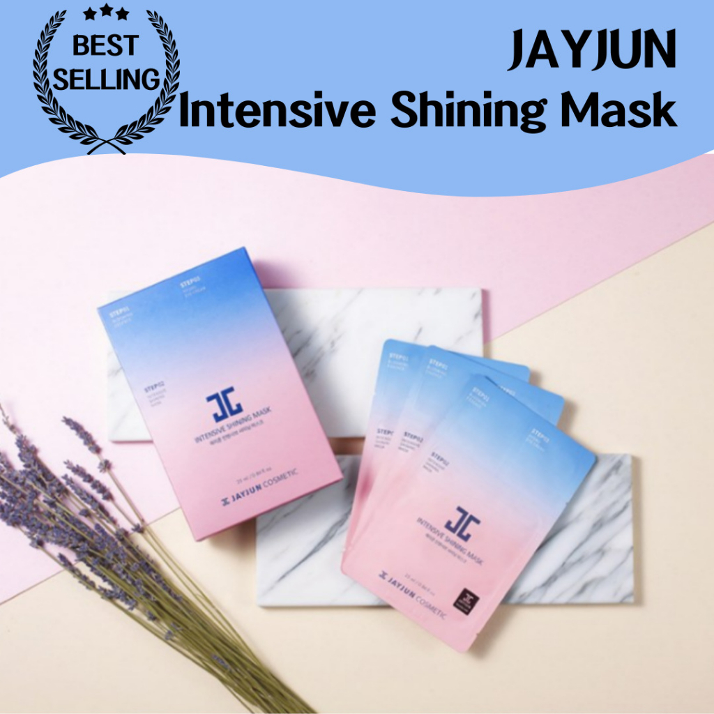 Jayjun Cosmetics 密集閃亮面膜 10 片黑色面膜,適合想要真正的水分和發光皮膚的人。 明亮滋潤的肌膚