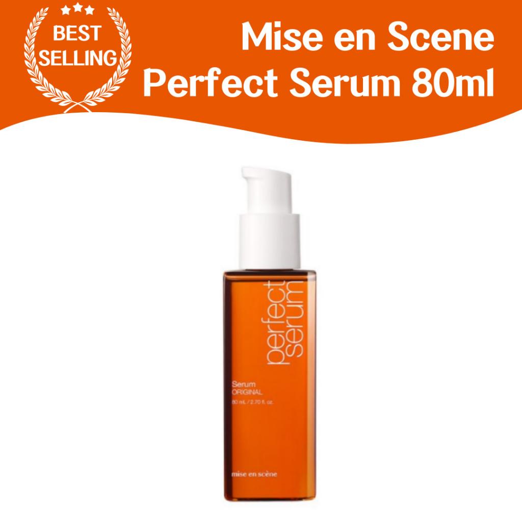 Mise en scene Perfect Original Serum 80ml 護髮精華:用於奢華、滋養鎖的花香靈藥