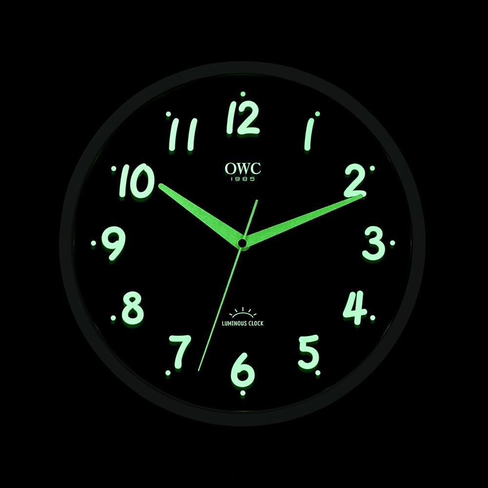 ORIENT OWC 夜光數字靜音掛鐘 30 厘米客廳臥室書房室內時鐘 / 來自韓國首爾