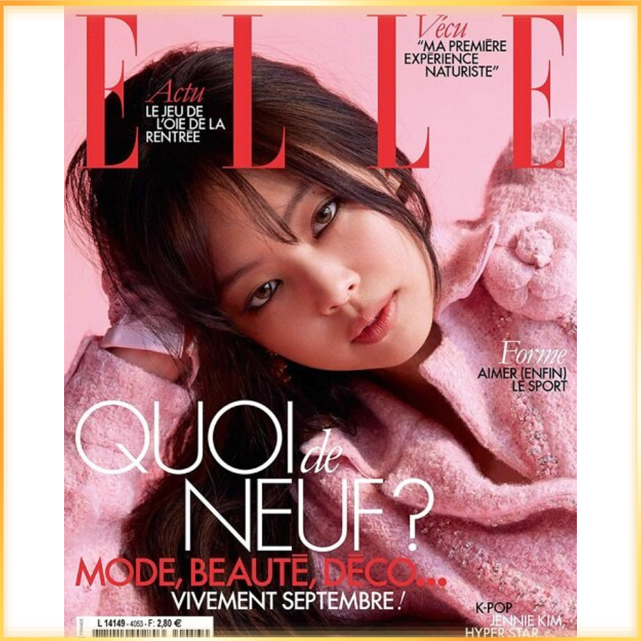 ELLE FRANCE 2023.08.24 BLACKPINK JENNIE, 法國雜誌