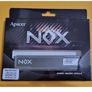 apacer nox ddr4-3200 8gb電競記憶體(全新未拆封）